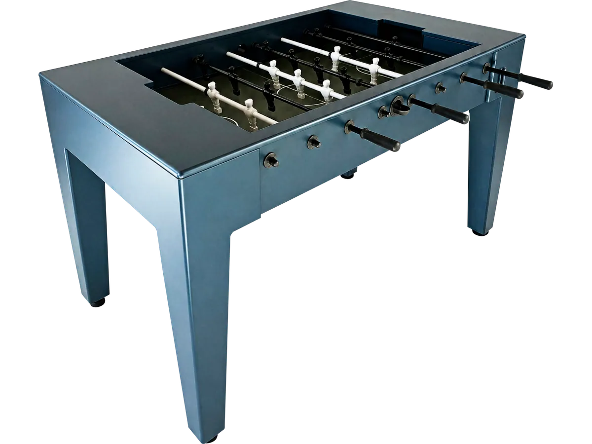 Mesa de Pebolim Capri completa em perspectiva