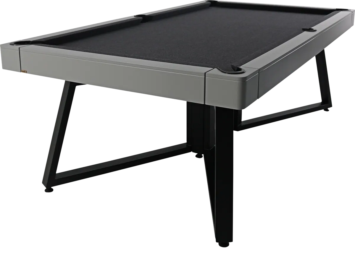 Mesa de sinuca Elegance completa em perspectiva