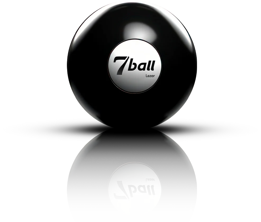 Bola de sinuca 7Ball com reflexo
